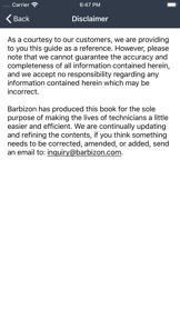 Barbizon Handbook screenshot