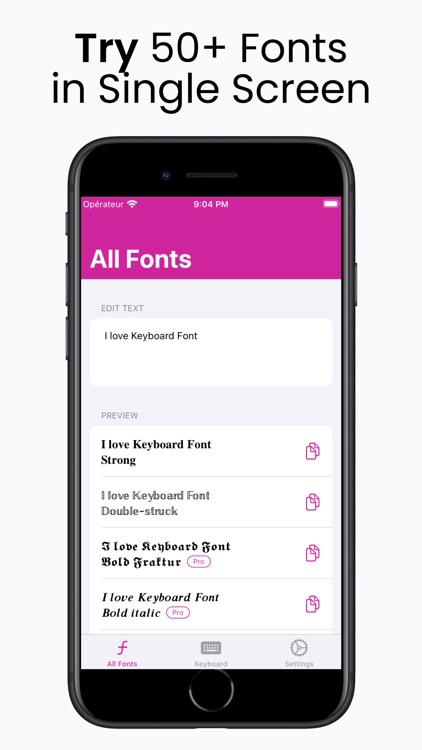 Fonts+: Keyboard Font Text Art screenshot-3