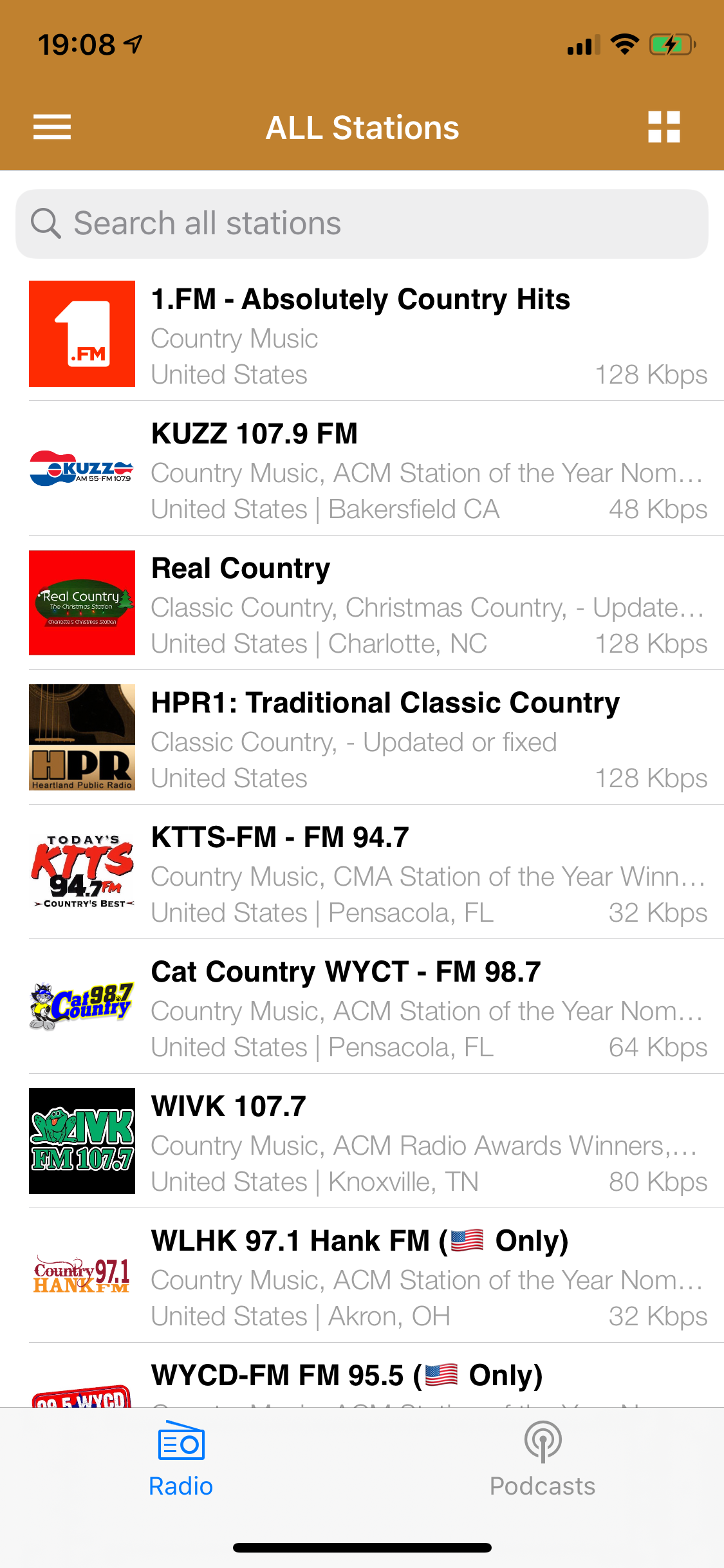 Country Music RADIO