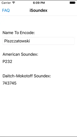 iSoundex screenshot 1