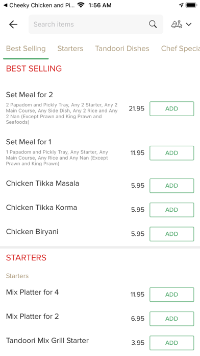 Screenshot #1 pour Shamim Balti Leicester.