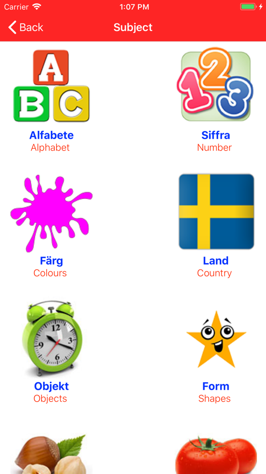 #2. Learn Swedish Voca (iOS) Podle: Duc Tang Van