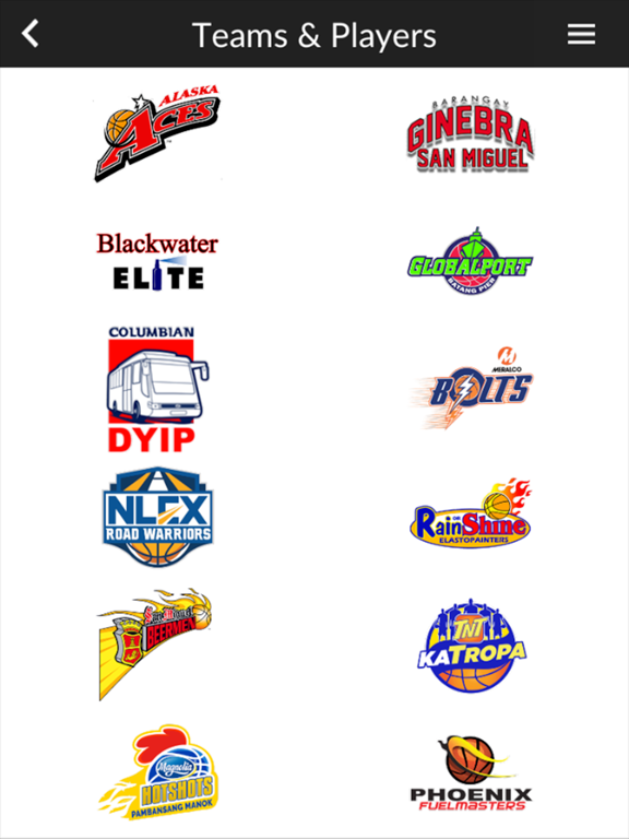 PBA - The App iPad screenshot 5 - Sports app