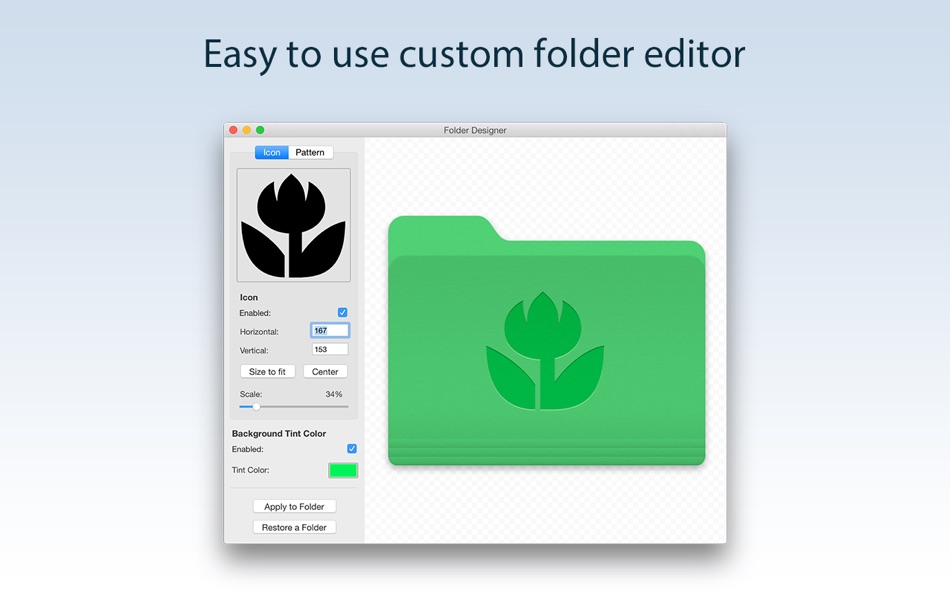 #3. Folder Designer: Custom Icons (macOS) Ved: FIPLAB Ltd