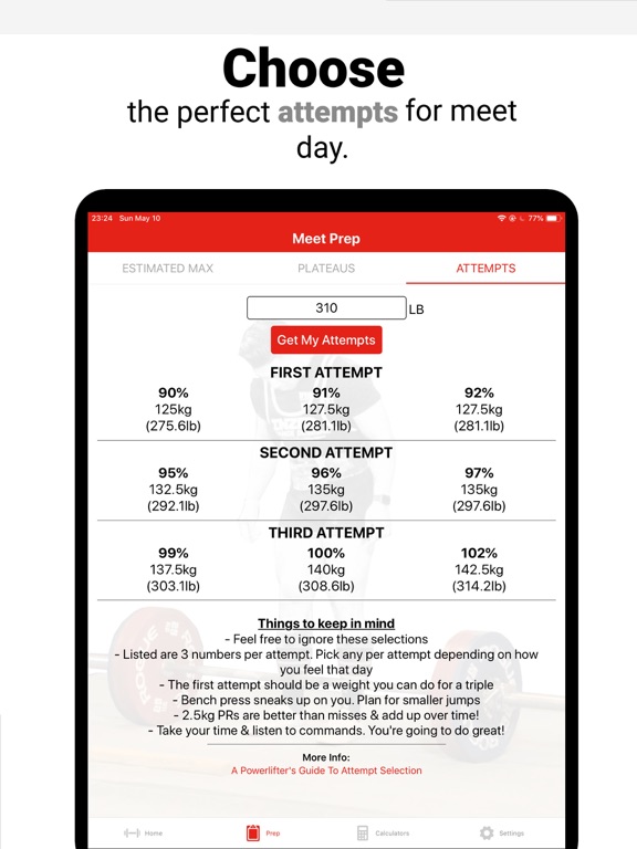 Bar Is Loaded - Gym Calculator iPad screenshot 7 - Health & Fitness app