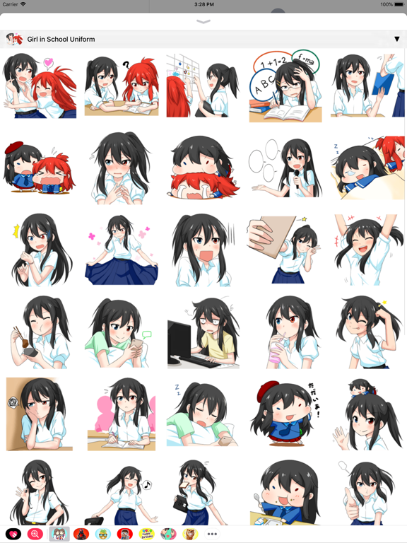 School Stickers • iPad screenshot 2 - Stickers app