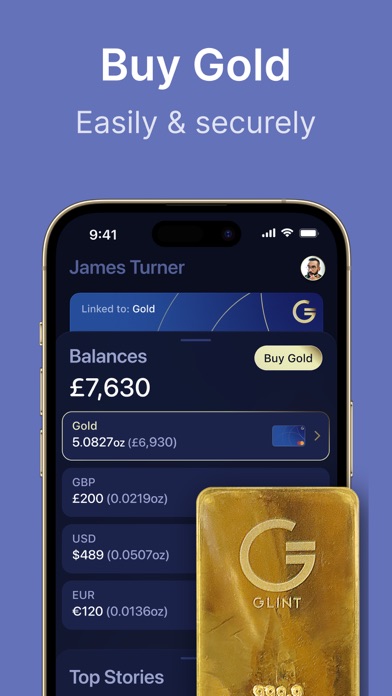 Screenshot #1 pour Glint | Buy Gold Instantly
