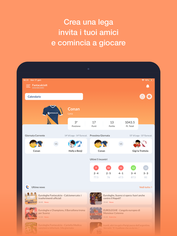 EuroLeghe Fantacalcio ®