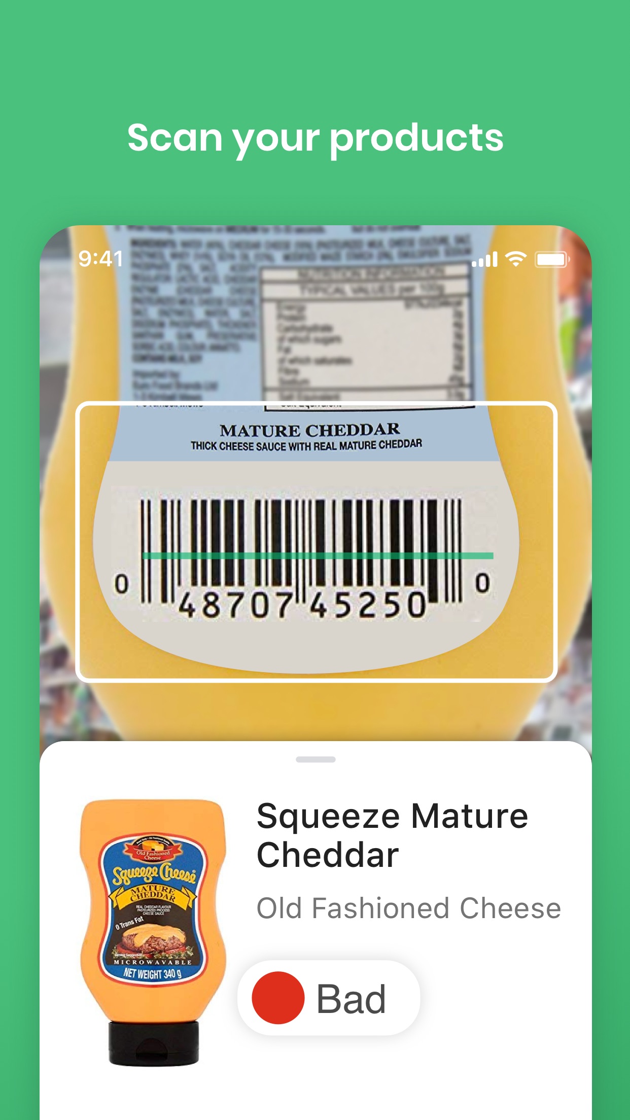 Yuka - Food & Cosmetic Scanner screenshot 2