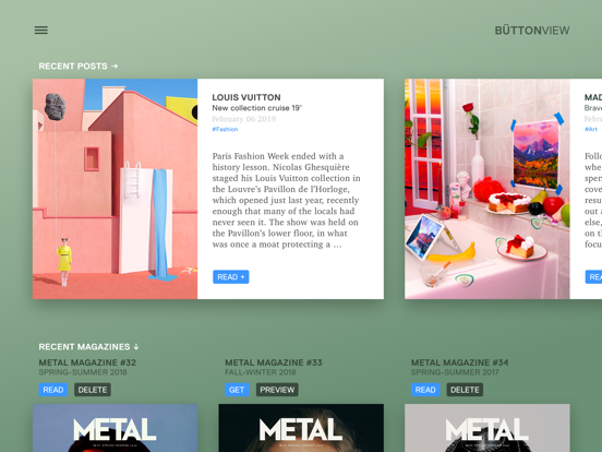 Bütton View iPad app afbeelding 5