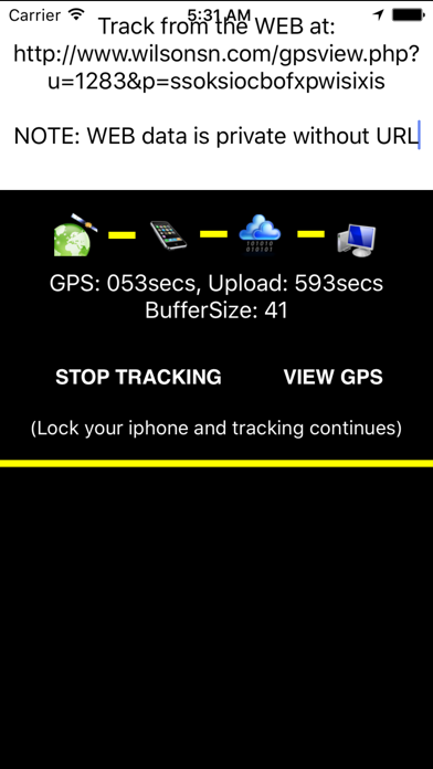 Screenshot #1 pour iWebGPSTracker