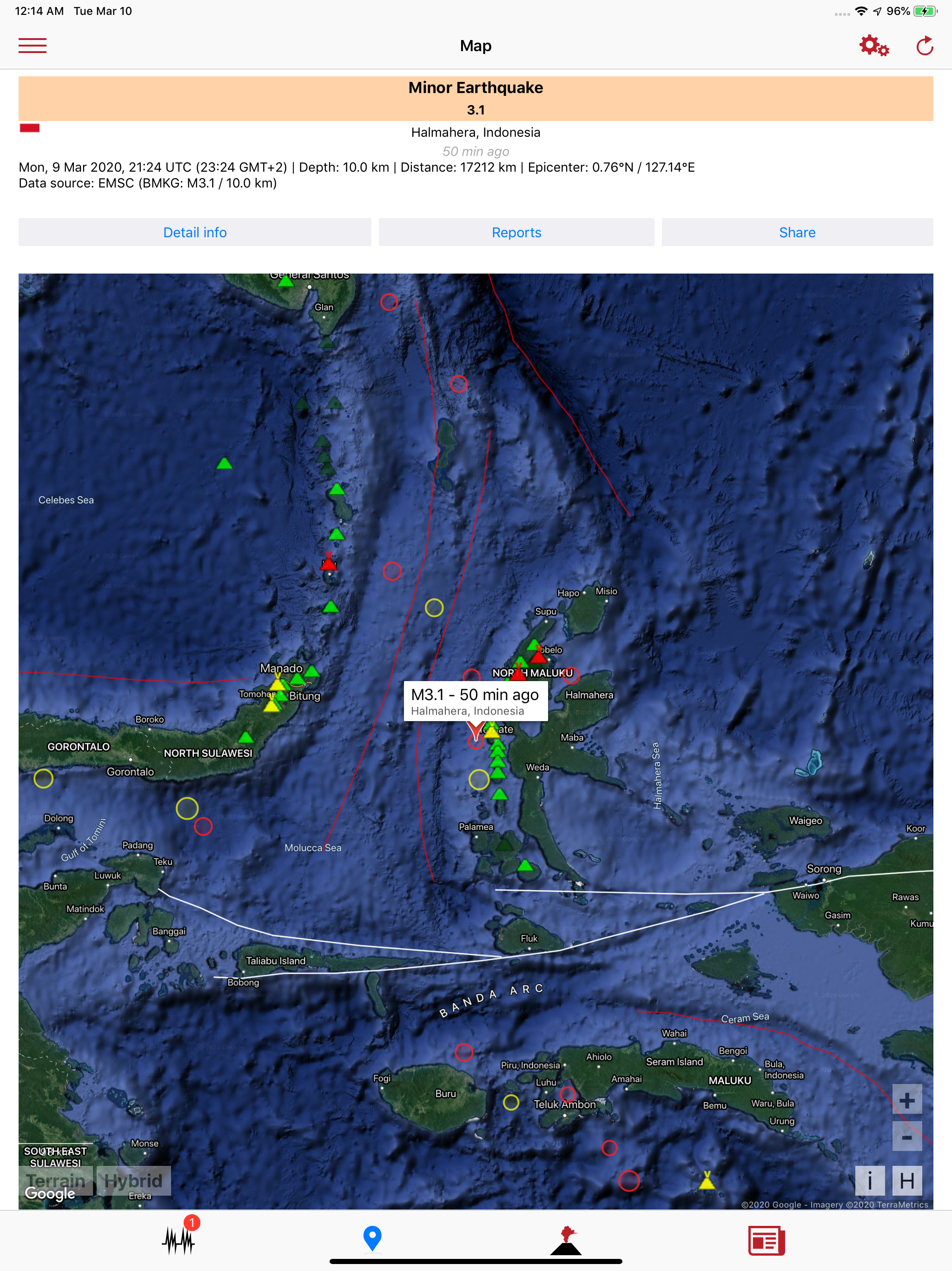 Volcanoes & Earthquakes