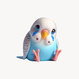 Sad Budgie Stickers