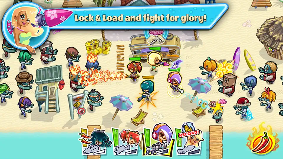 Guns'n'Glory Zombies iPhone Screenshot 2