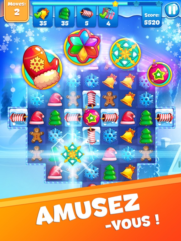 Screenshot #6 pour Christmas Sweeper 3: Match-3