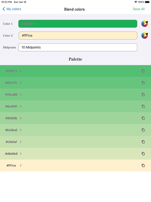 Screenshot #6 pour Color Picker - Pixel Color