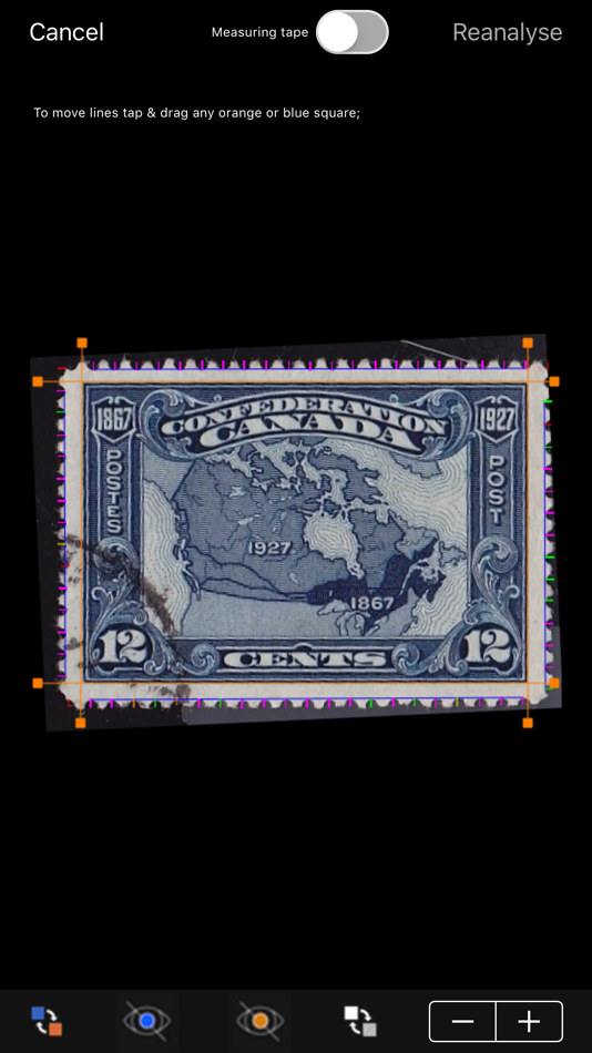 #3. Stamp Analyser (iOS) Ved: rakium Inc.