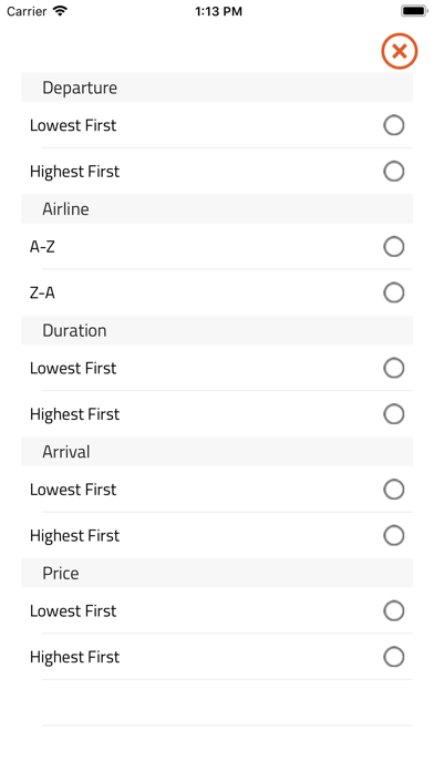 FlyBooking iPhone screenshot 7 - Travel app