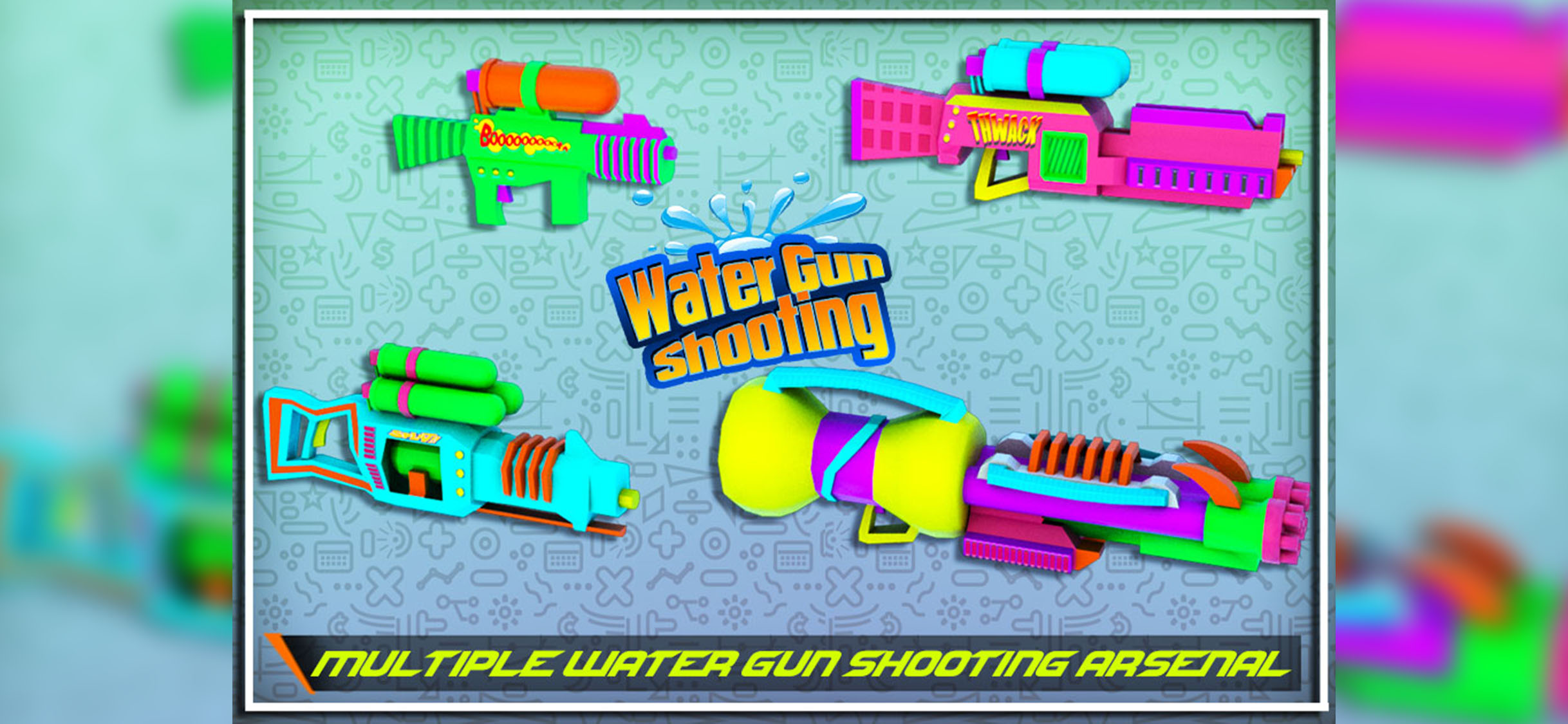 Pool Party FPS Gun Shooting 3D