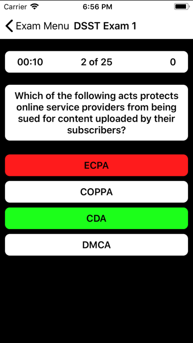 Screenshot #1 pour DSST Information Systems Prep