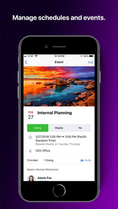 Axero iPhone screenshot 4 - Business app