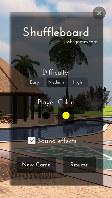 Screenshot 2 of Shuffleboard 3D App