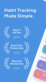 doneapp - track healthy habits iphone screenshot 1