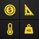Convertium: Currency & Units app icon - Travel app for iPhone