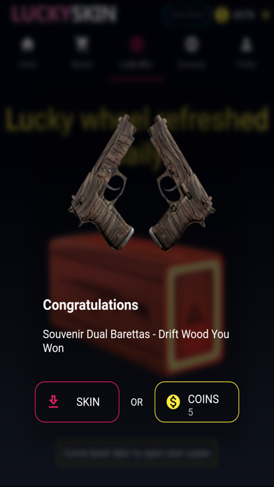 Luckyskin Screenshot