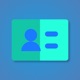 Business card reader + Scanner app icon - Business app for iPhone