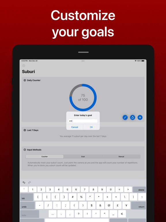 Kendo Suburi Training iPad screenshot 4 - Sports app