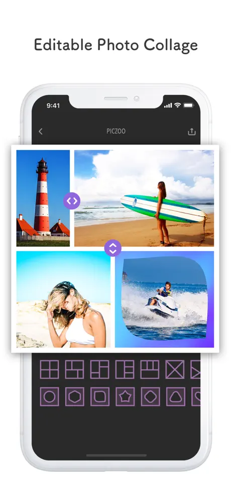 Piczoo - Image Edits,Pic Frame