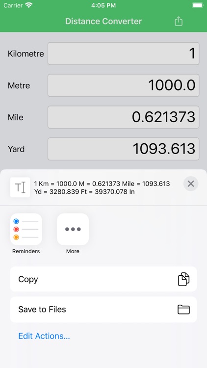 Distance Converter Km Mile Yd