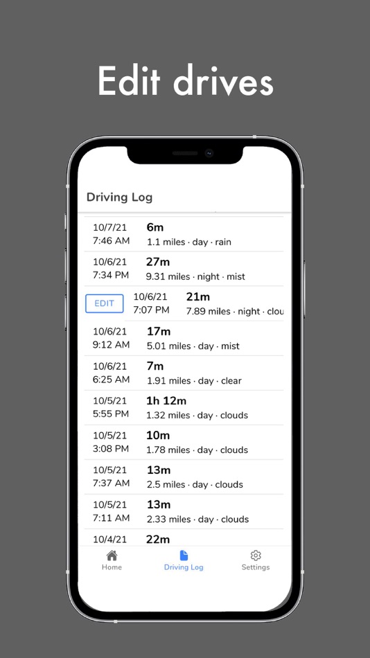 #6. Road Buddy - Driving Log (iOS) Podle: Dinky Labs, LLC.