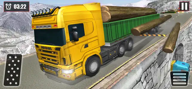 Snow Cargo Trailer Truck Drive4+_3