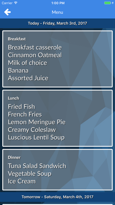 App screenshot