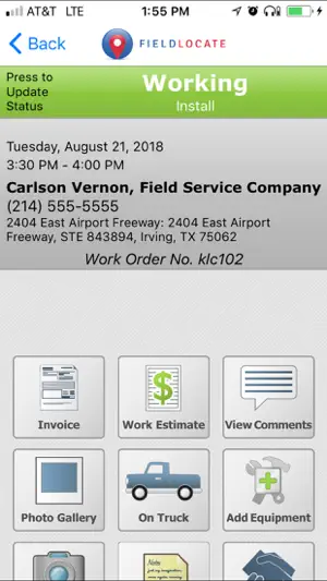 FIELDLOCATE screenshot 2