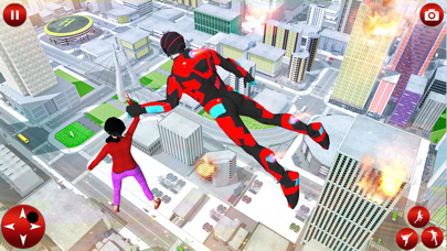 Spider Hero City Rescue Game Screenshot