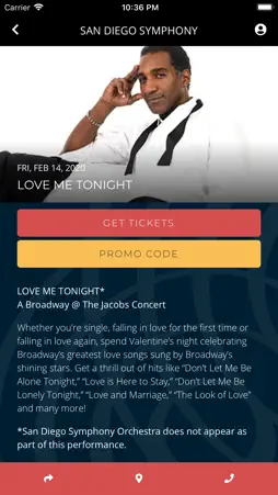 San Diego Symphony screenshot 3