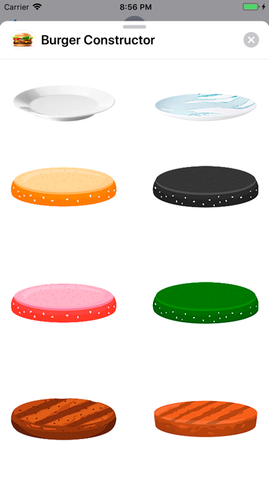 Burger Constructor Stickers iPhone screenshot 2 - Stickers app