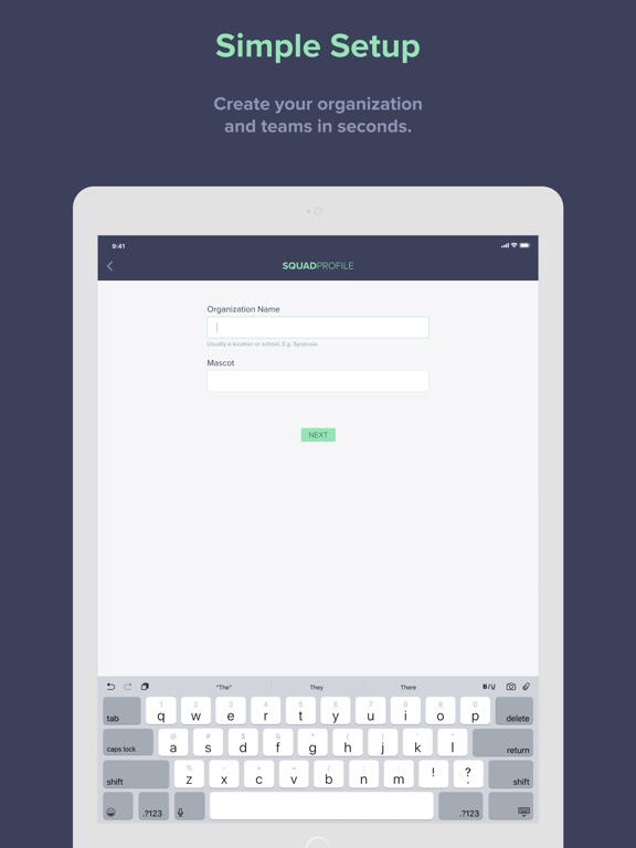 SquadProfile - Lacrosse Stats iPad screenshot 4 - Sports app