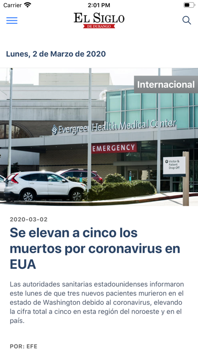 Screenshot #1 pour El Siglo de Durango