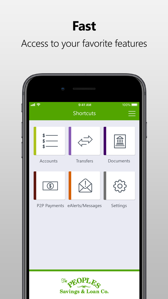 #2. PS&L Mobile (iOS) 由: The Peoples Savings and Loan Company