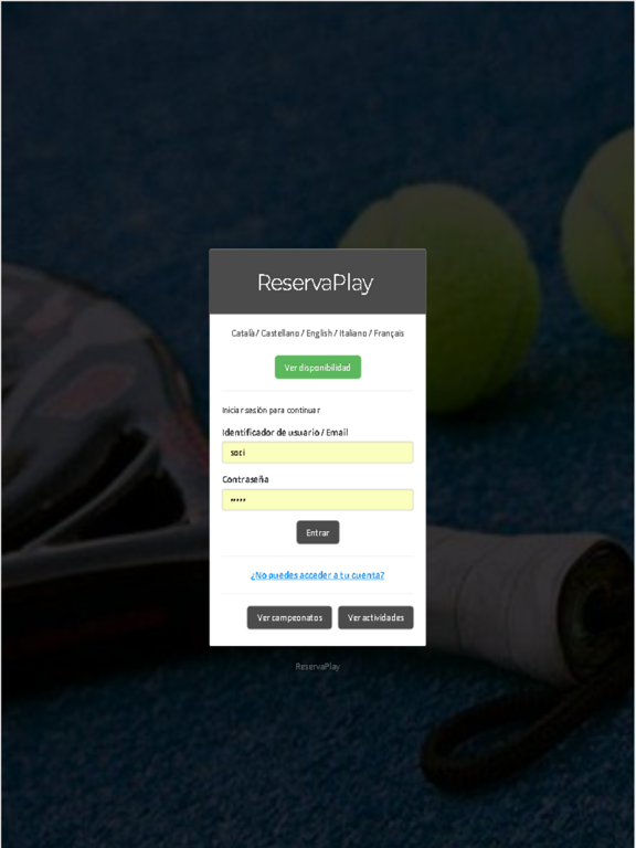 Screenshot #5 pour ReservaPlay