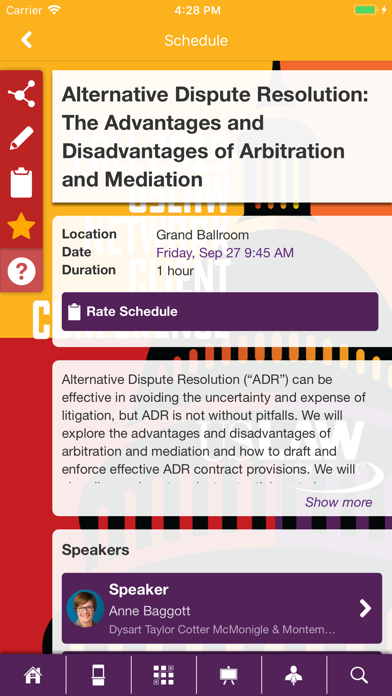 USLAW Events Screenshot