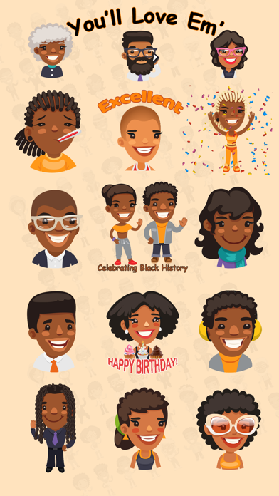 African American AAeMojis Screenshot