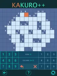 kakuro++ cross sums puzzles айпад изображения 4