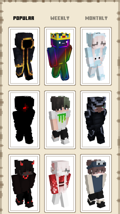 Skins for Minecraft : Skin Hub Screenshot