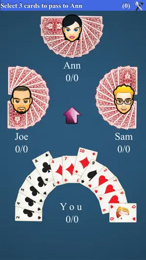 Hearts Card Game* screenshot 1