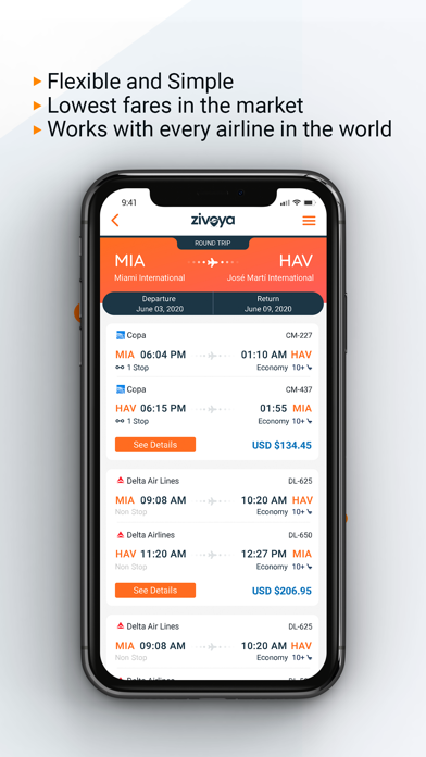 Screenshot #3 pour Zivoya - Book Your Flight